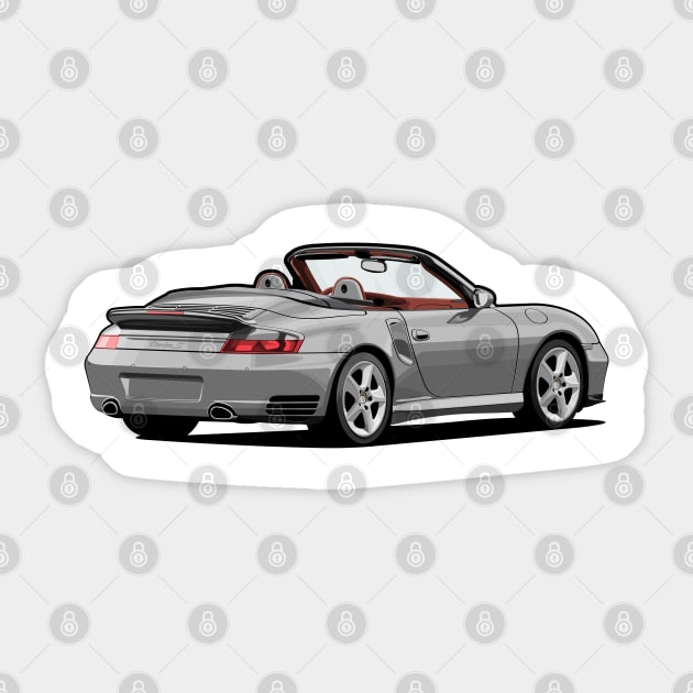 Turbo Cabriolet Sticker by icemanmsc